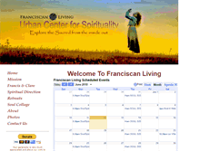 Tablet Screenshot of franciscanliving.org